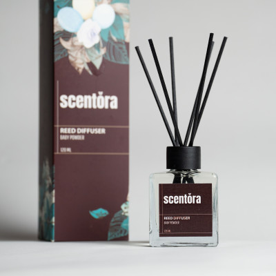 Scentora Baby Powder Reed Diffuser 120 ml Scentora Baby Powder Reed Diffuser 120 ml